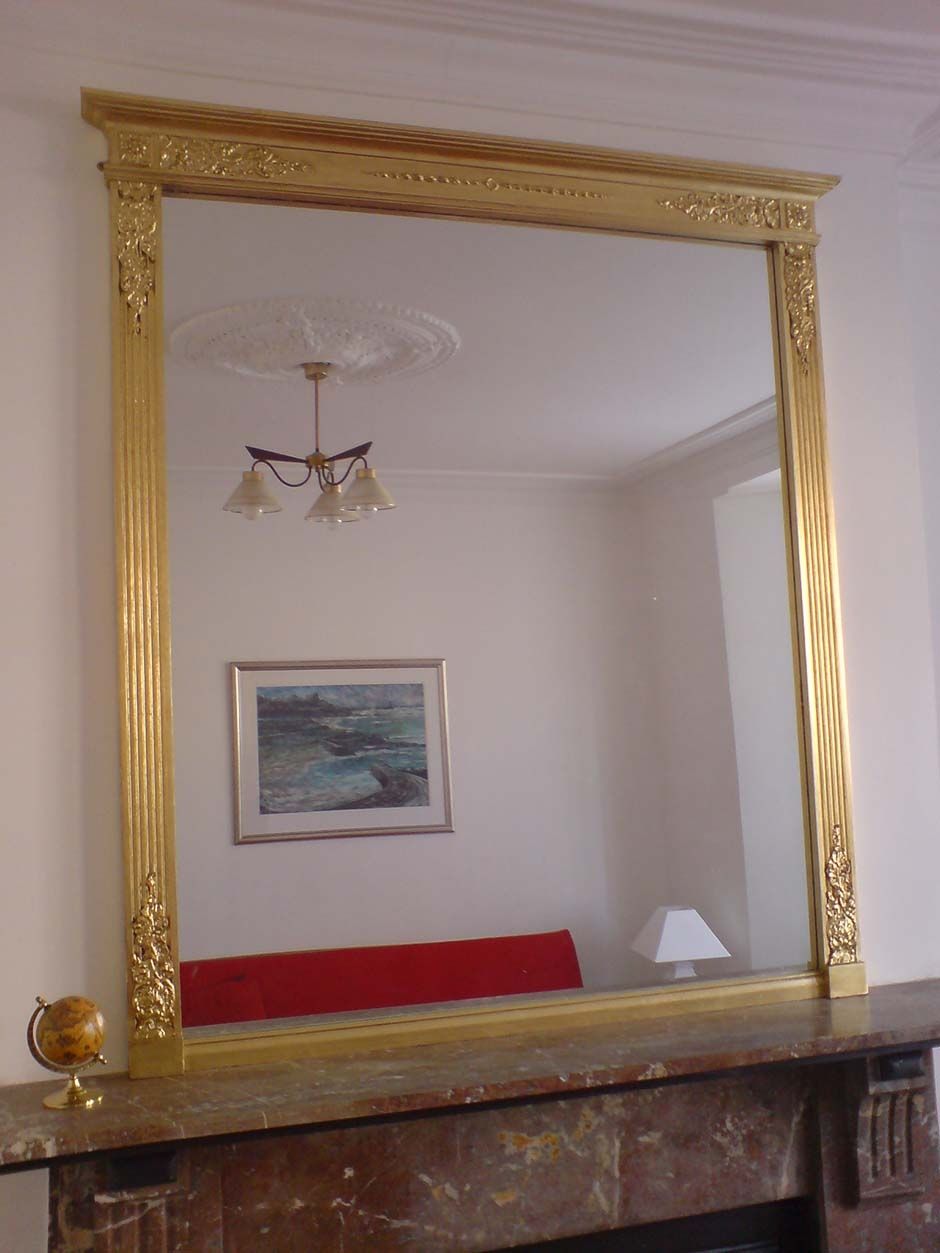 Northumbria Mirrors Rectangular Mirrors Intended For Overmantel Mirror (View 11 of 15)