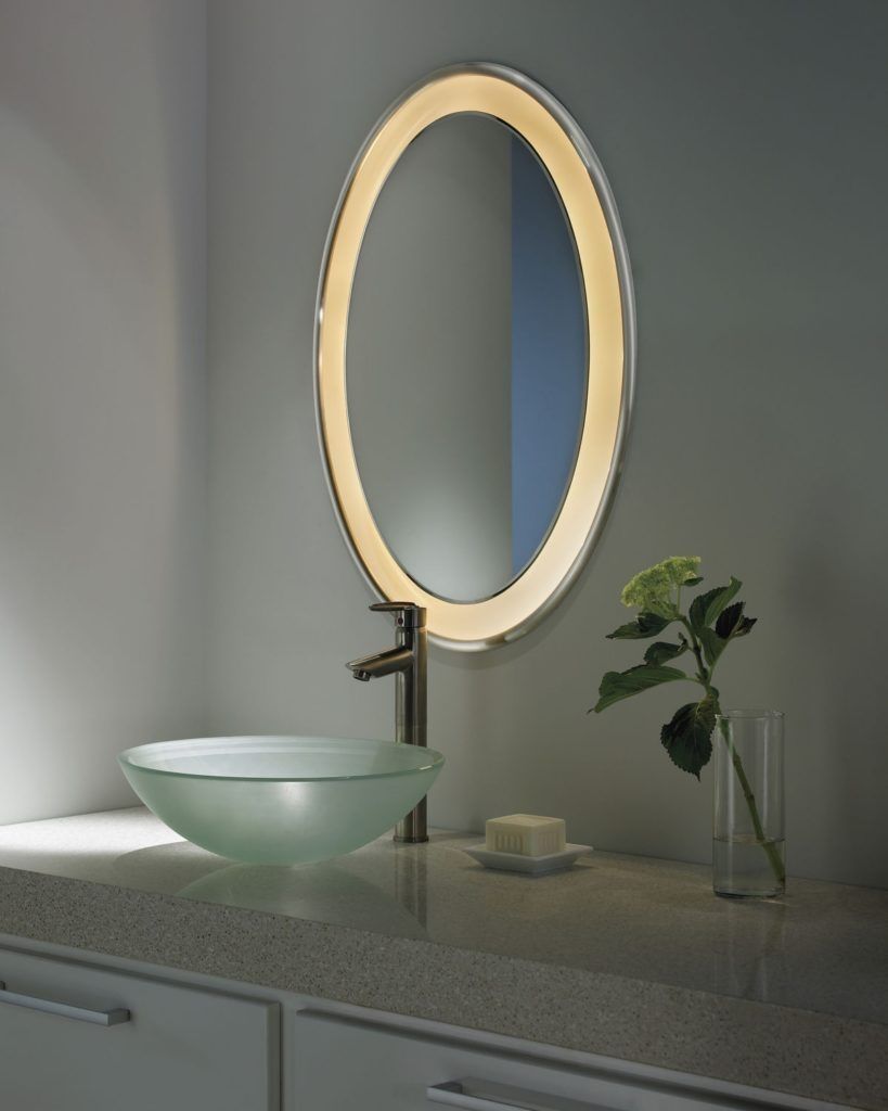 Oval Bathroom Mirror Lighting Bathroom Decor Pinterest Oval Regarding Funky Bathroom Mirror (View 4 of 15)