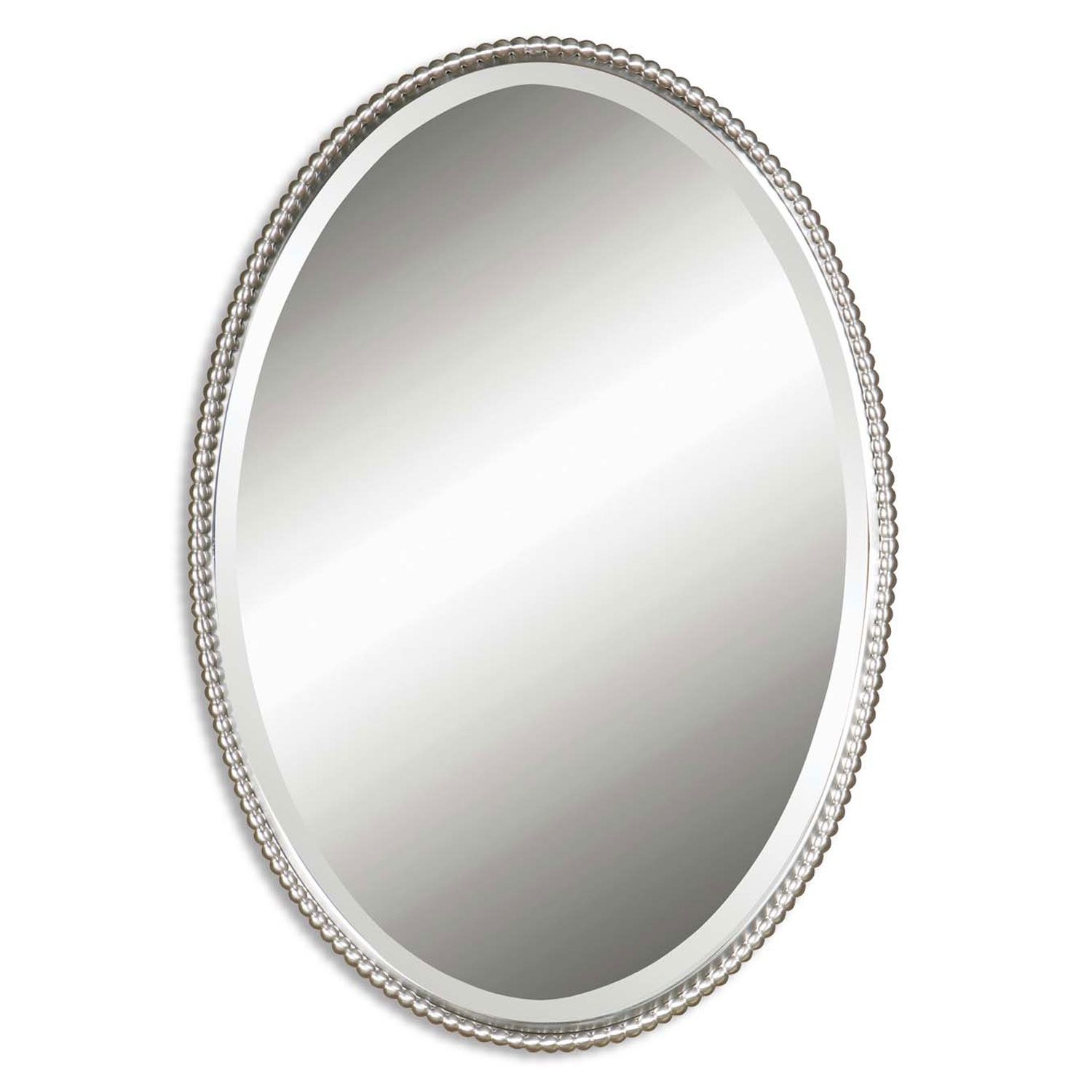 Oval Wall Mirrors 270 Kitchen Bathroom Frameless Vanity Options In Oval White Mirror (Photo 12 of 15)