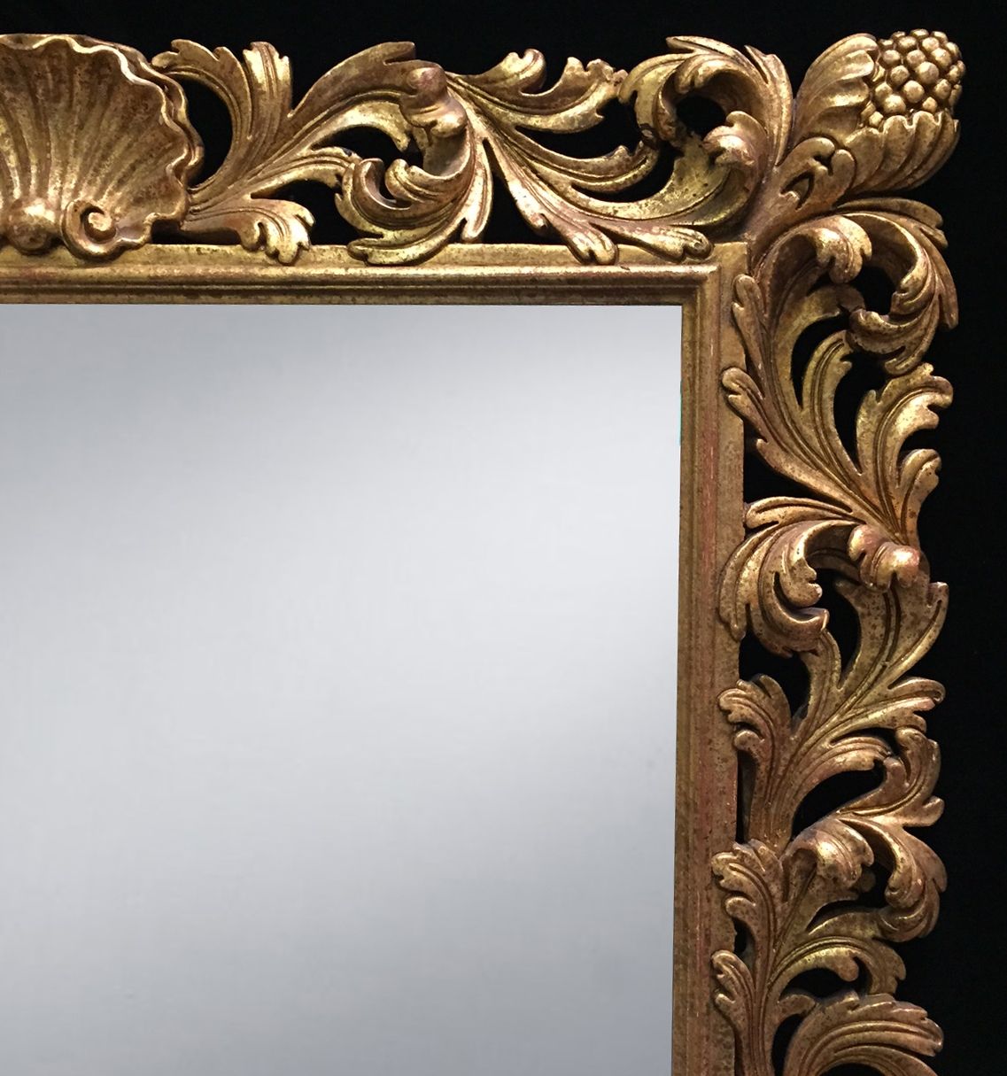 Pair 19c Early 20th Century Italian Roman Baroque Style Carved Regarding Baroque Style Mirrors (View 11 of 15)