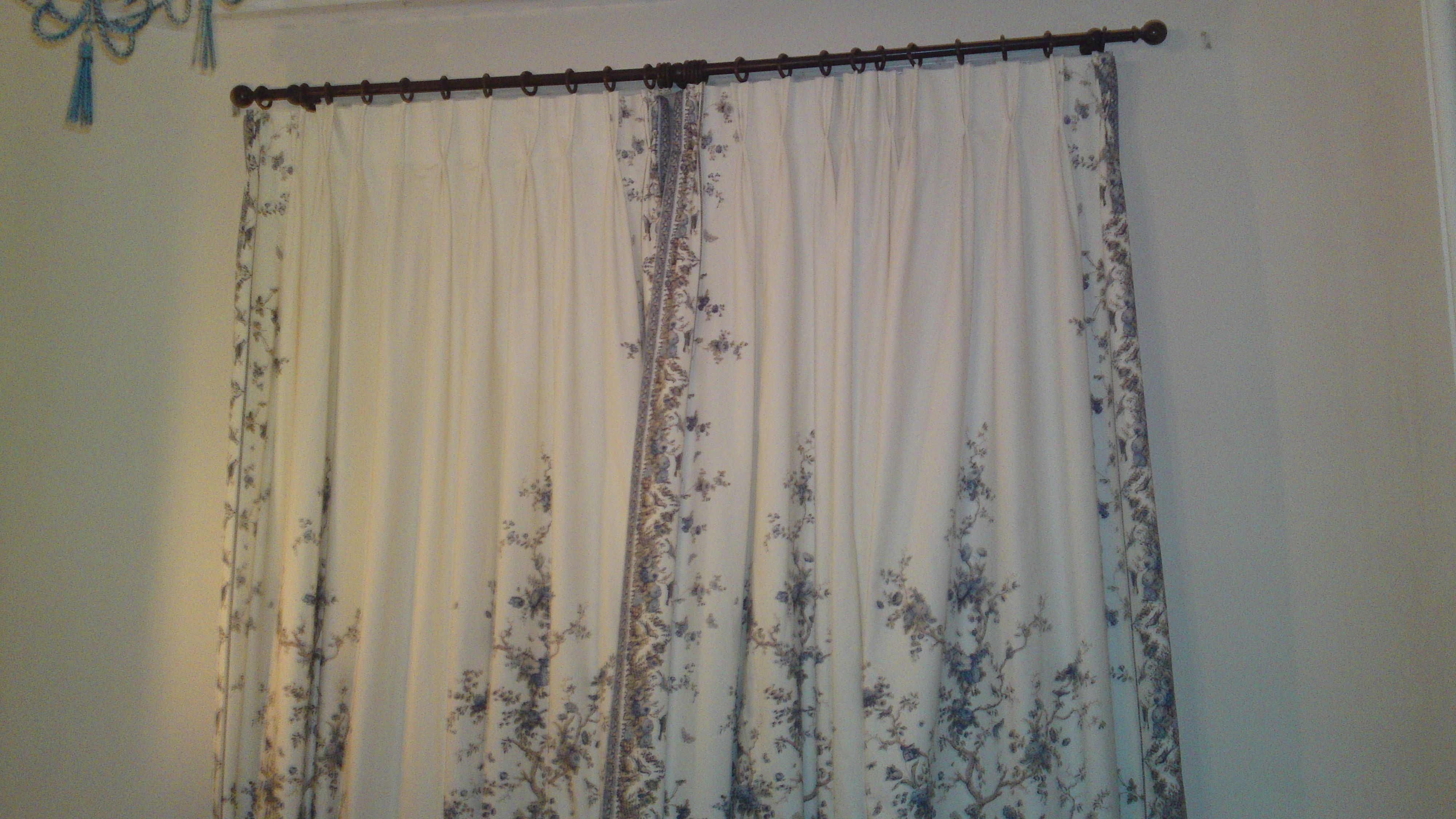 Peacock Trail From Elanbach Double Pinch Pleat Curtains Jo In Double Pinch Pleat Curtains (View 10 of 15)