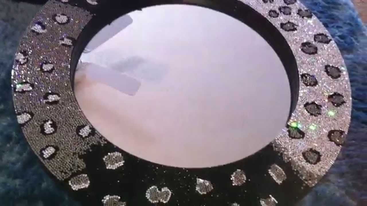 Poshlifebling Swarovski Crystal Elements Custom Black White Inside Swarovski Mirrors (Photo 11 of 15)