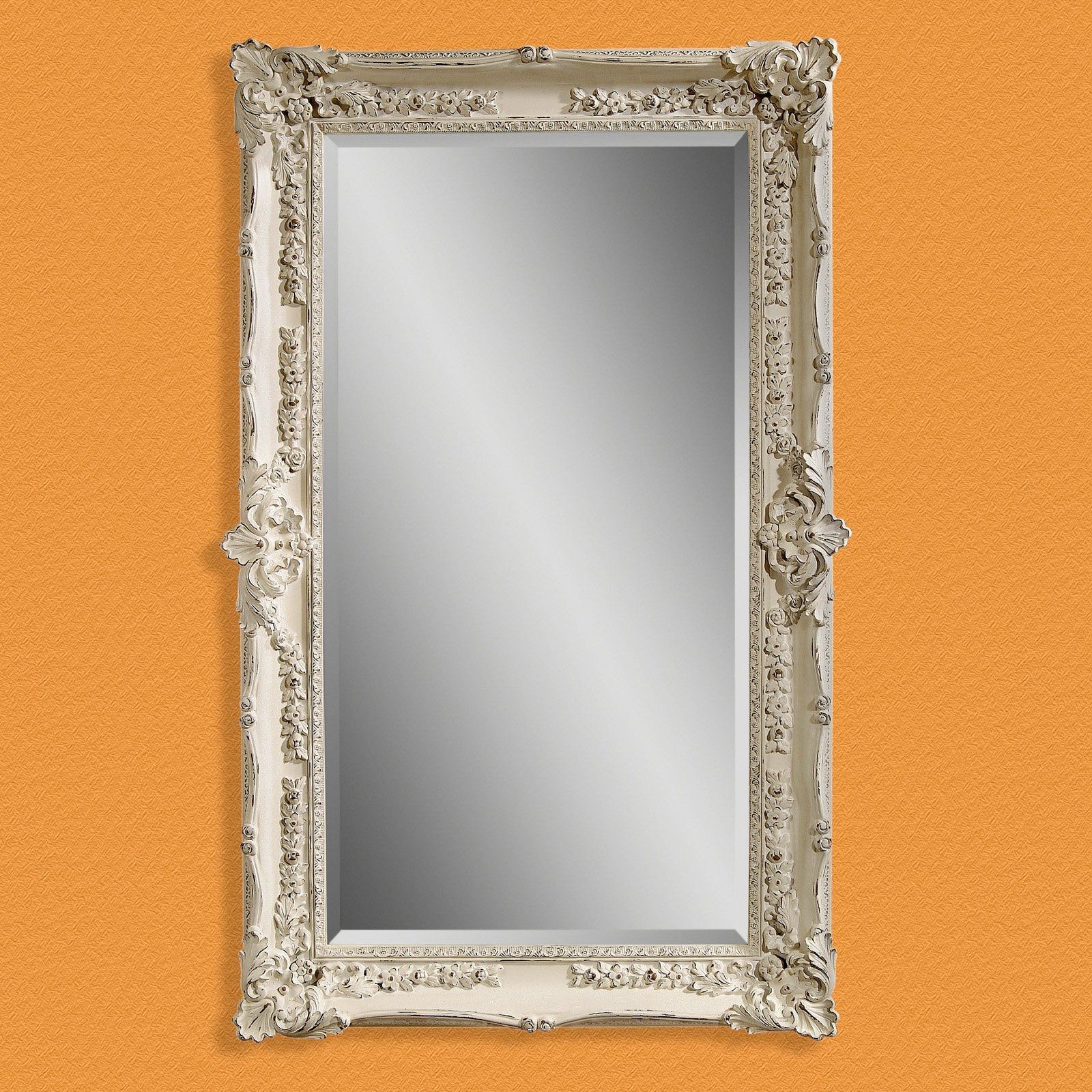 Pulaski Rhianna Floor Mirror Mirrors At Hayneedle With Regard To White Antique Mirror (Photo 12 of 15)