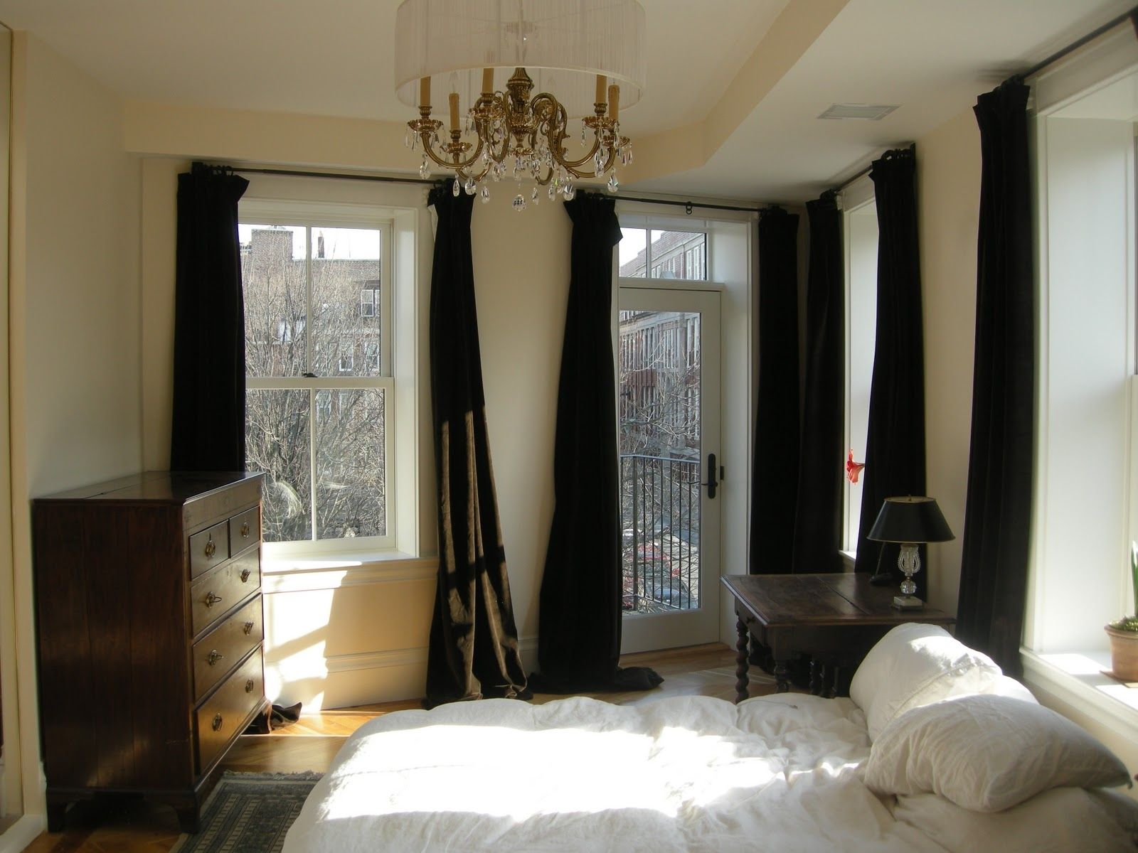 Redbrickbuilding Master Bedroom Curtains Intended For Dark Brown Velvet Curtains (Photo 15 of 15)