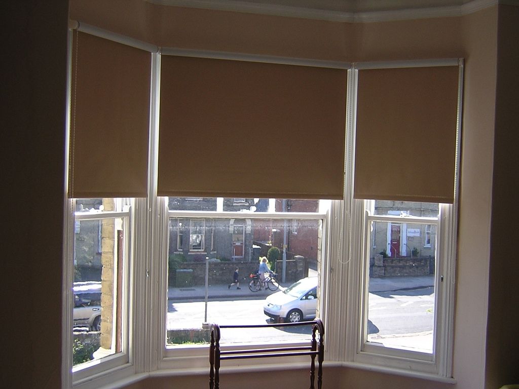 Roller Blinds Angled Bay Window Mercury Blinds Colchester With Bay Window Roller Blinds (View 5 of 15)
