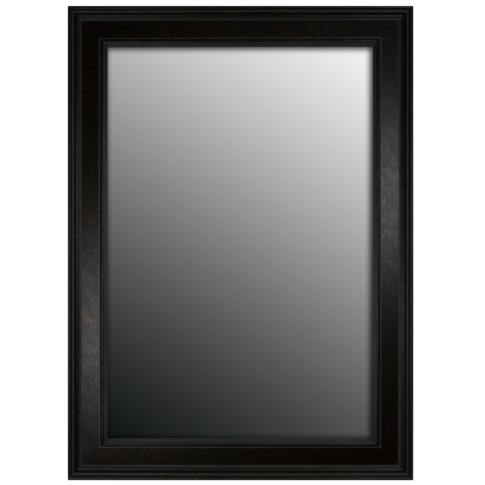 Second Look Mirrors Cappuccino Copper Bronze Wall Mirror Reviews Intended For Bevelled Edge Bathroom Mirror (View 14 of 15)