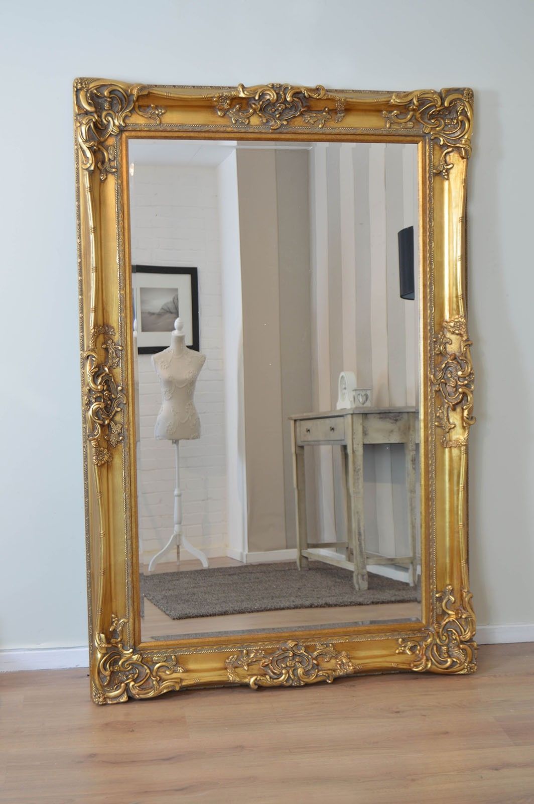 Shab Chic Mirrors Category Pertaining To Antique Wall Mirrors Large (View 9 of 15)