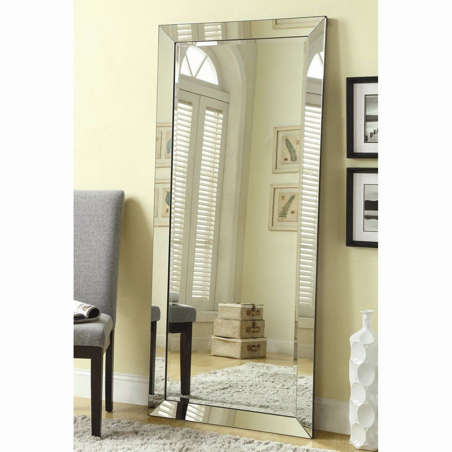 Shop Mirrors At Lowes Pertaining To Chrome Floor Mirror (View 6 of 15)