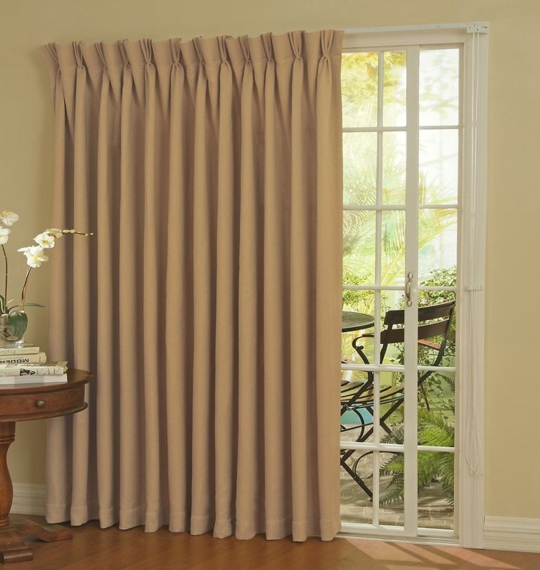 Single Panel Curtain For Sliding Glass Door Within Single Curtains For Doors ?width=768