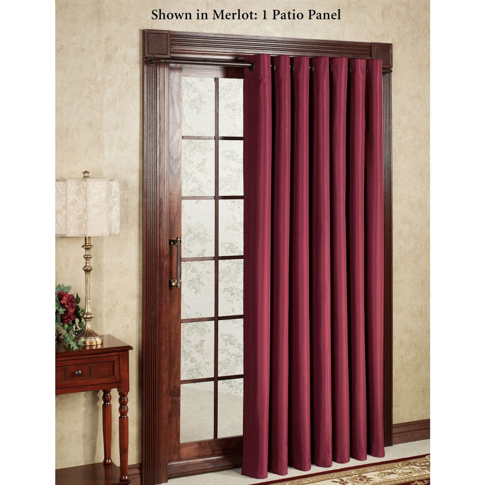 Sliding Door Curtains And Drapes Curtain Best Modern Single Panels Intended For Single Curtains For Doors ?width=992