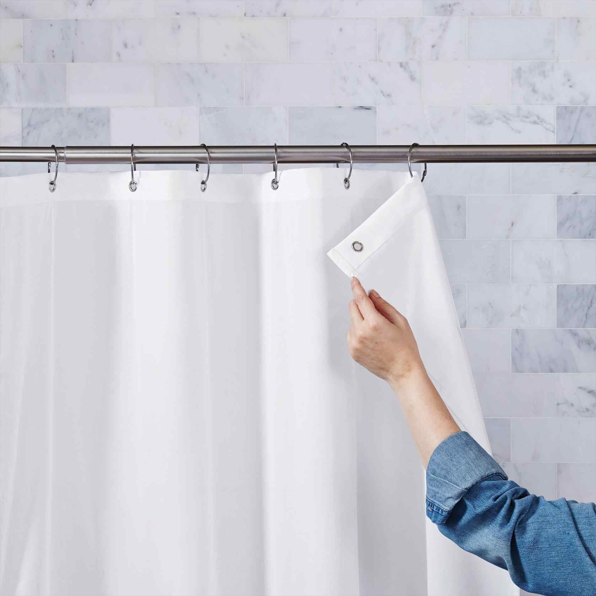Snowe Shower White Linen Shower Curtain Curtains Luxury Linen With Regard To Luxury Linen Curtains (View 10 of 15)