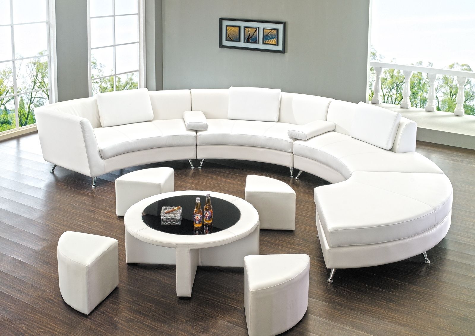 Sofas Center Rounded Sectional Sofa Curved Couch Circle Circular With Circular Sectional Sofa (View 1 of 15)