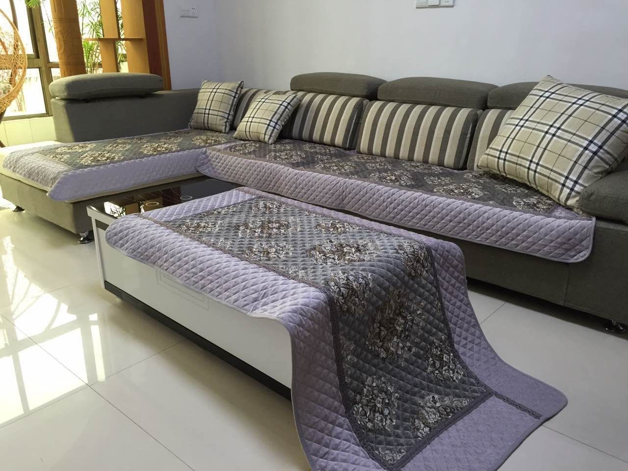 15 Collection of Chaise Sofa Covers | Sofa Ideas