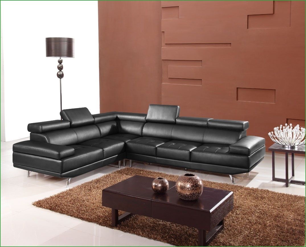Tan Leather Living Room Set Best Oversized Dark Leather Sectional With Regard To Diana Dark Brown Leather Sectional Sofa Set (View 10 of 15)