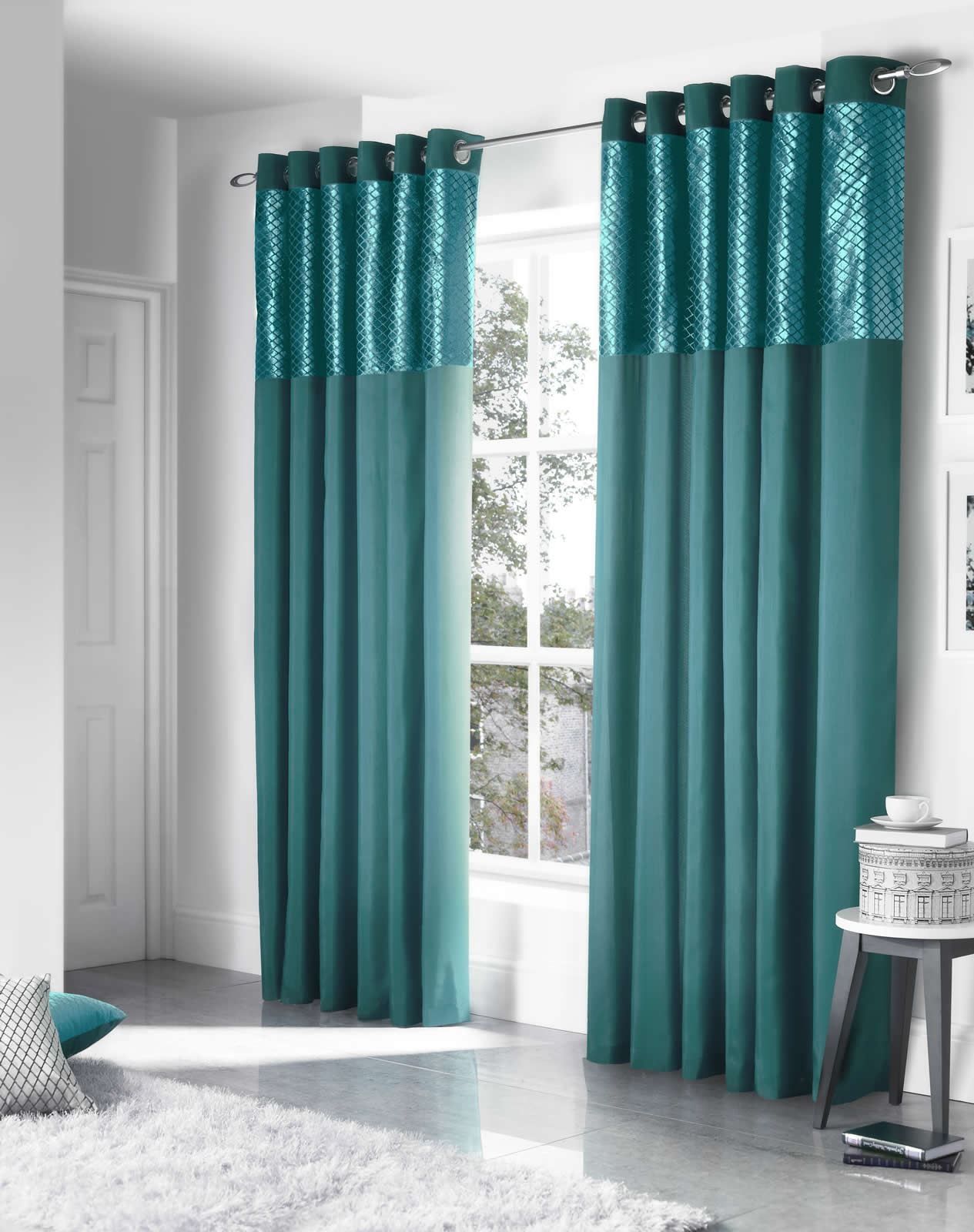 Teal Velvet Eyelet Curtains Best Curtains 2017 In Lined Velvet Curtains (View 15 of 15)