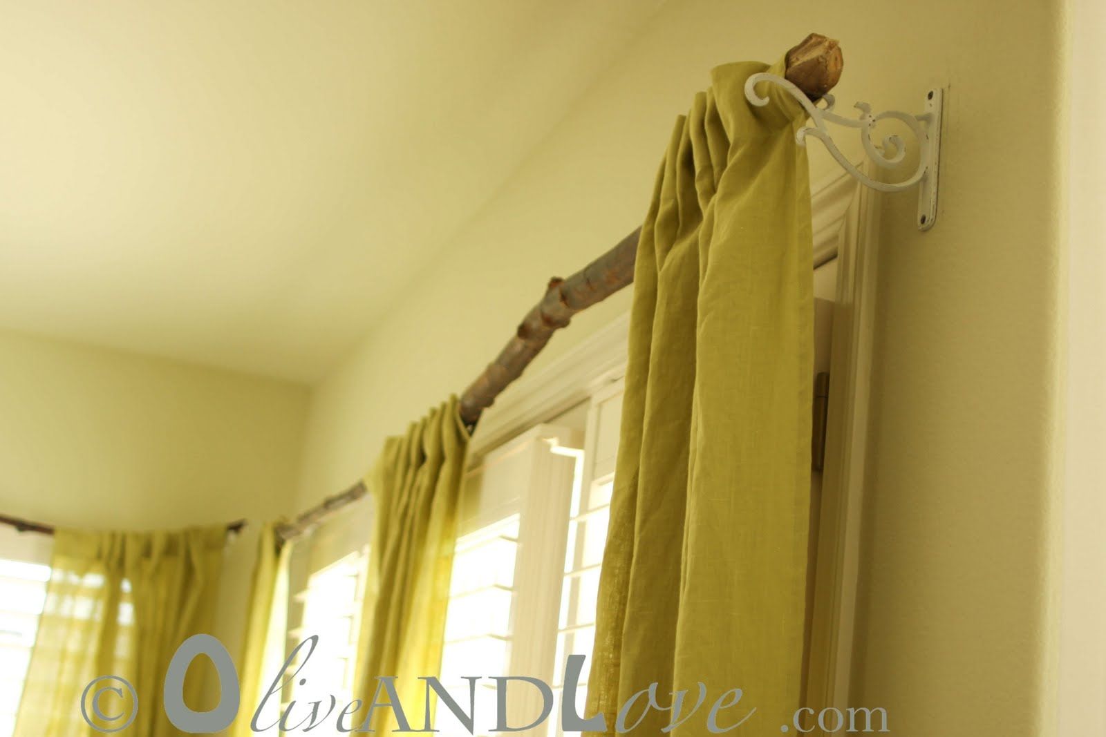 Tree Branch Curtain Rods Curtain Menzilperde Regarding Natural Wood Curtain Rods (Photo 4 of 15)