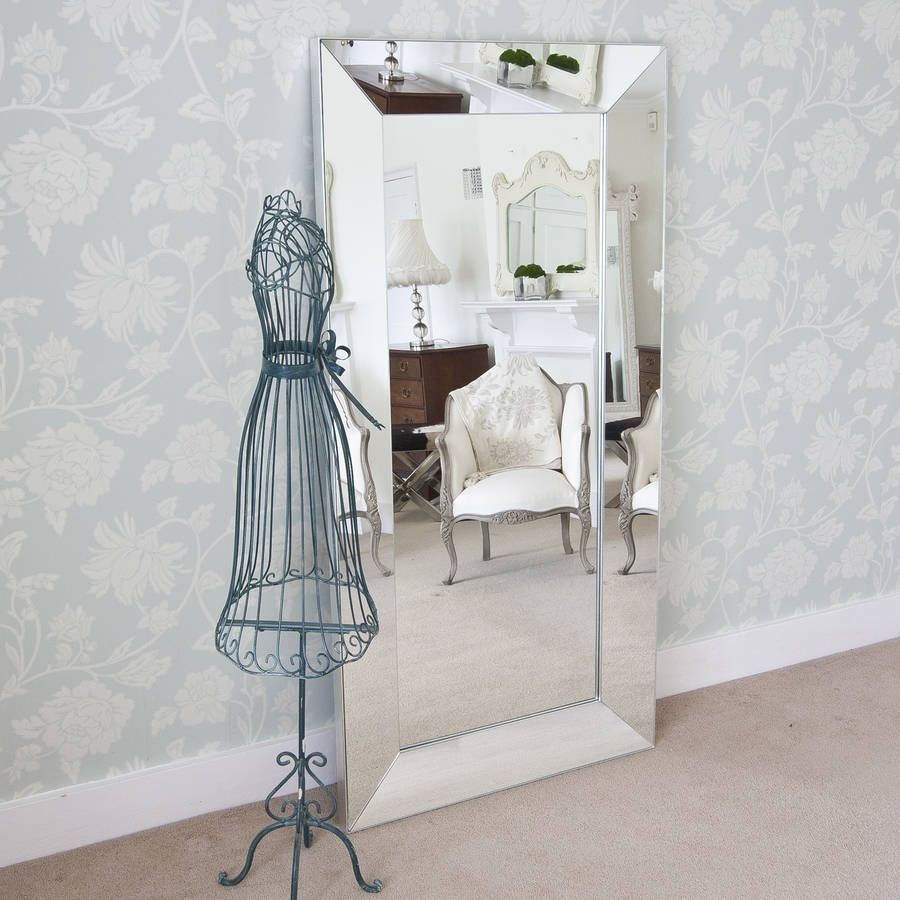 Tuscany All Glass Large Mirror Decorative Mirrors Online Inside Full Length Decorative Mirror (View 14 of 15)