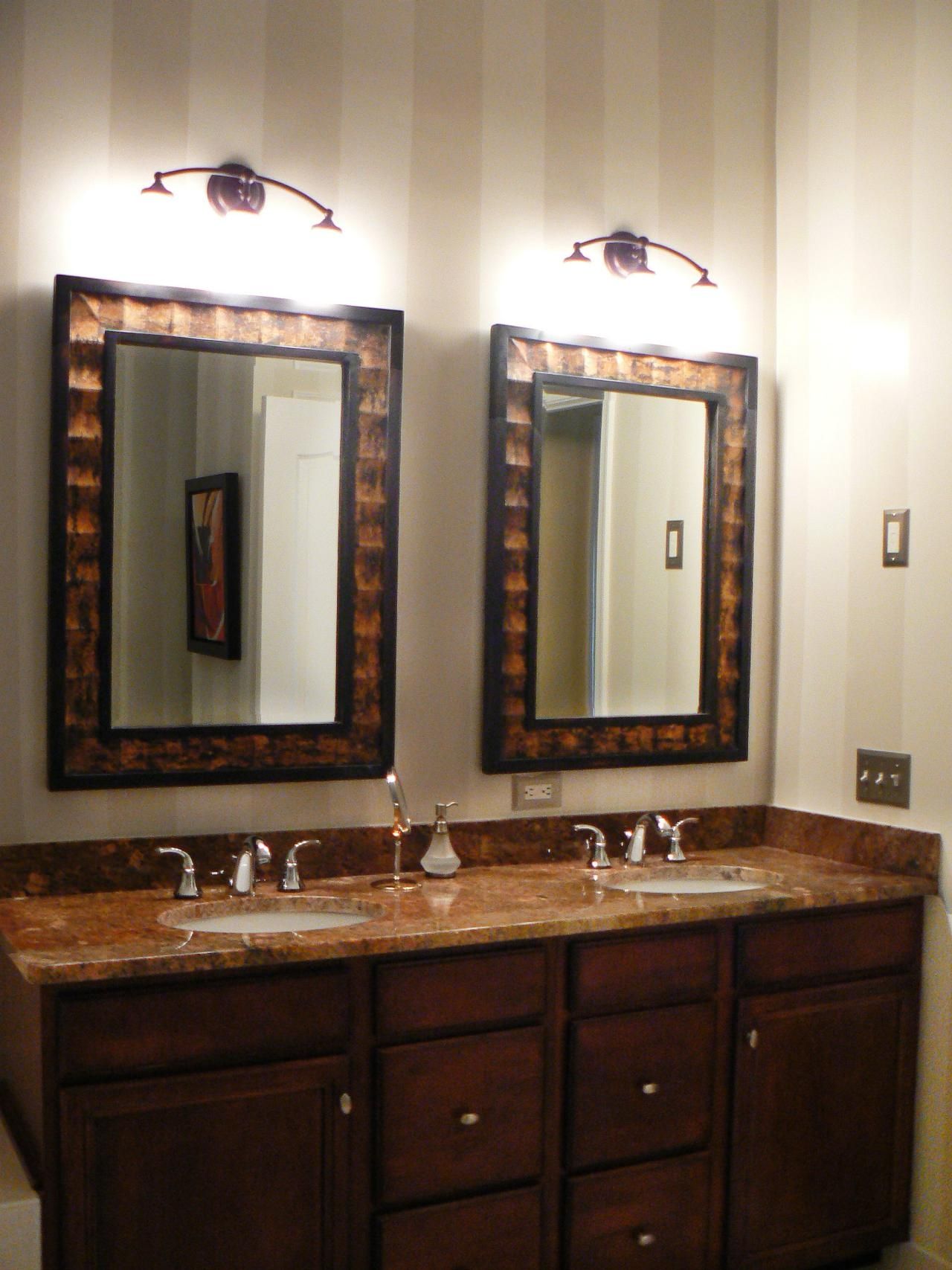 Unique Bathroom Mirrors : Do it Yourself: Unique Bathroom Mirrors