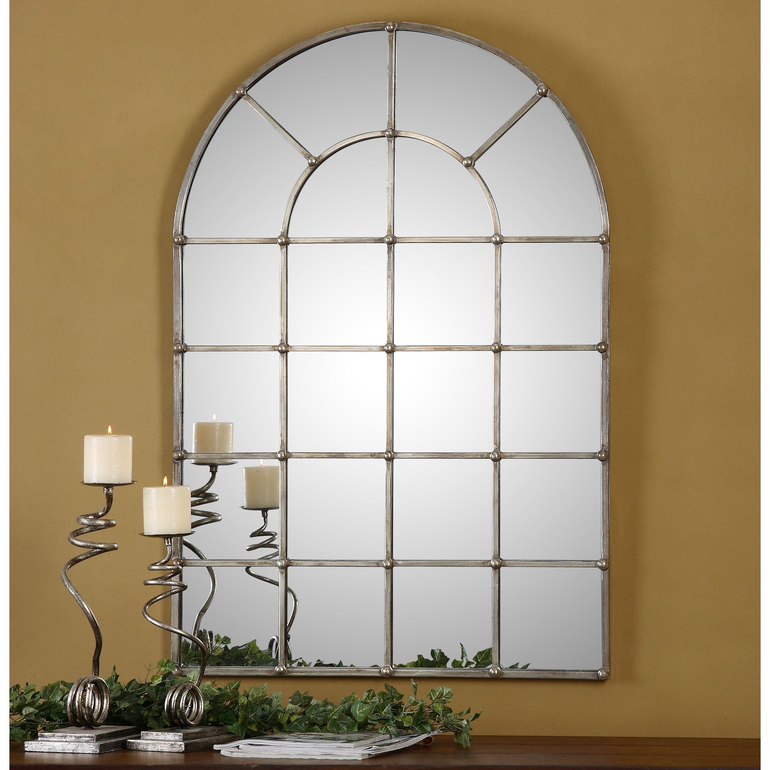 Uttermost Barwell Arch Window Mirror Reviews Wayfair Stacy With Window Mirrors For Sale (View 13 of 15)