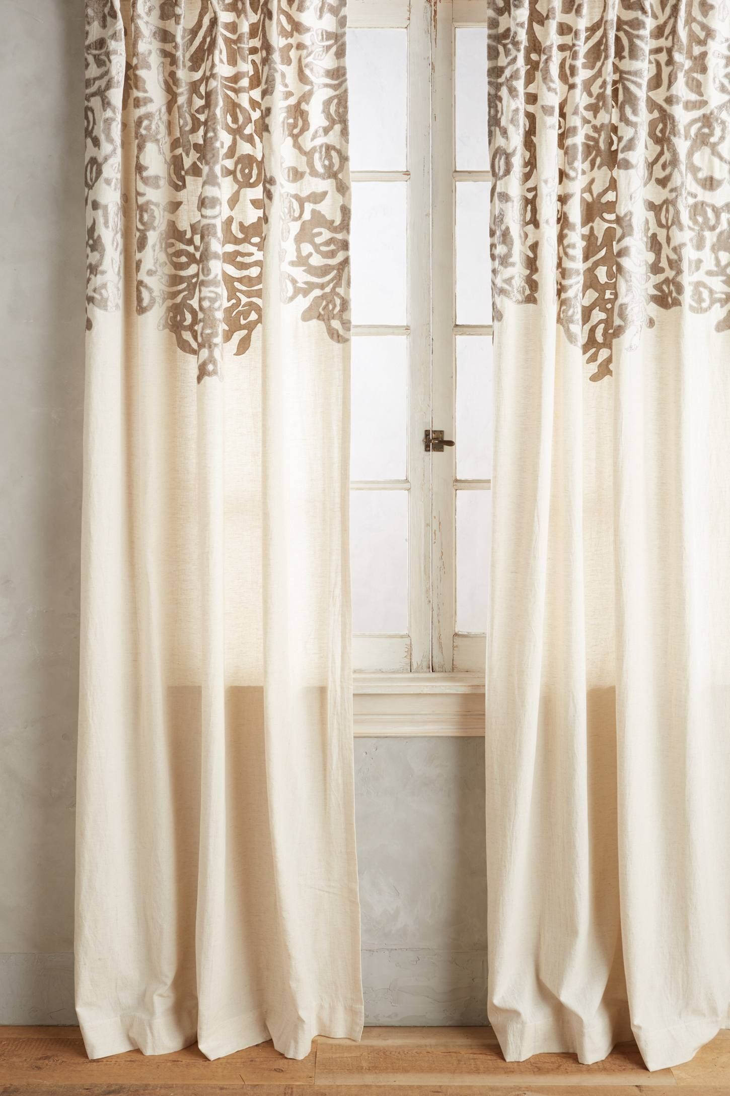 Featured Photo of White Velvet Curtains