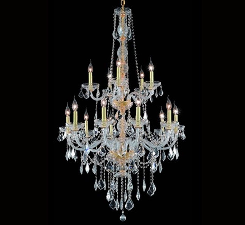 Verona Collection Extra Large Crystal Chandelier Grand Light Throughout Extra Large Crystal Chandeliers (View 11 of 15)