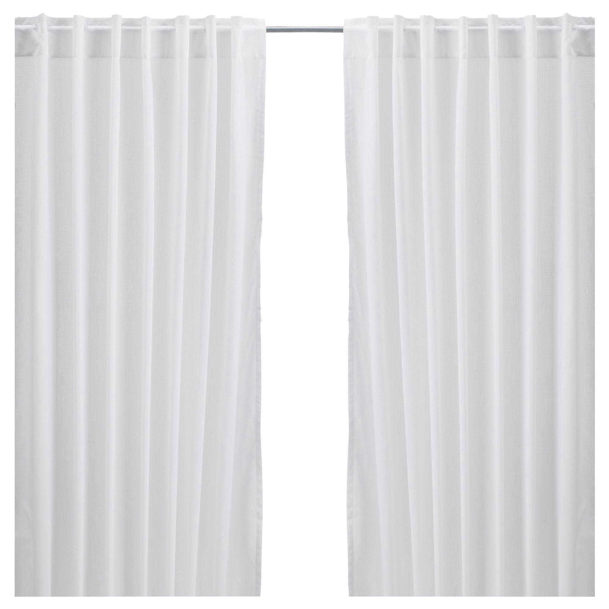 Vivan Curtains 1 Pair White Ikea Home Pinterest Throughout White Velvet Curtains (Photo 3 of 15)