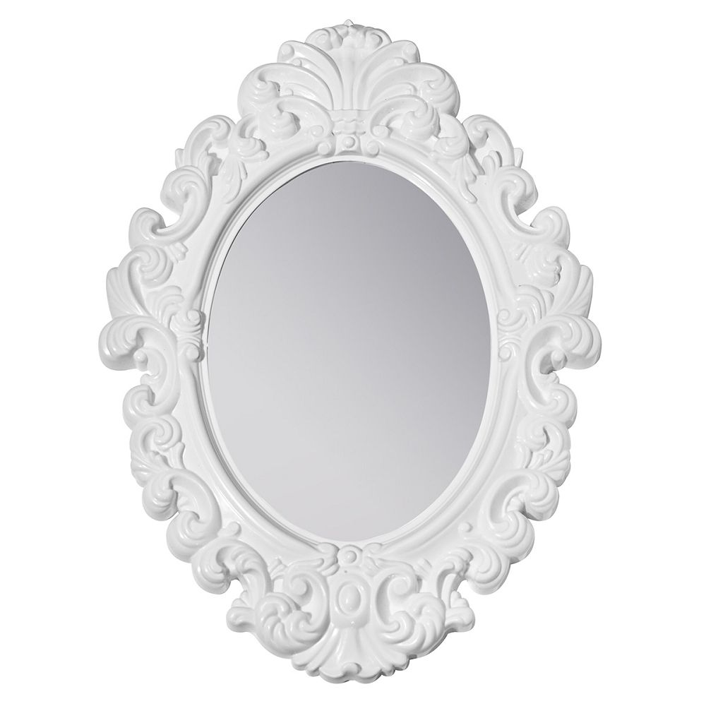 White Baroque Locker Mirror Inside Baroque White Mirror (View 6 of 15)