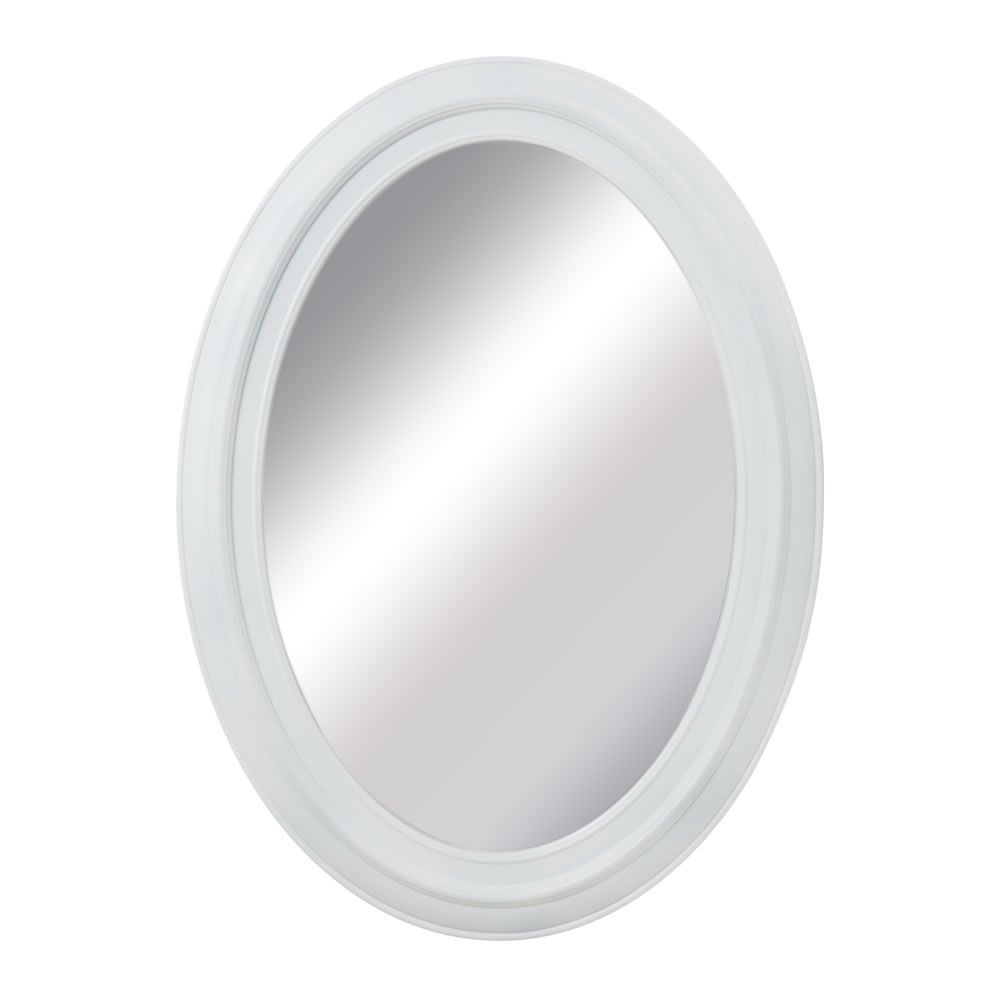 Featured Photo of Oval White Mirror