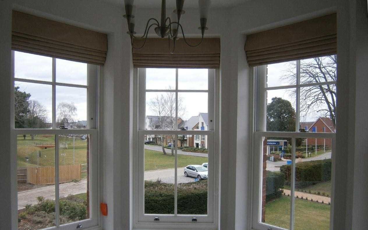 Window Window Roller Blinds Are A Little Different So Here Few For Roman Blinds On Bay Windows (Photo 13 of 15)