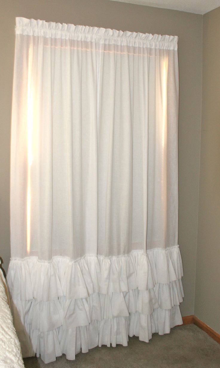 25 Best Ruffled Curtains Ideas On Pinterest Ruffle Curtains For White Ruffle Curtains (View 15 of 25)