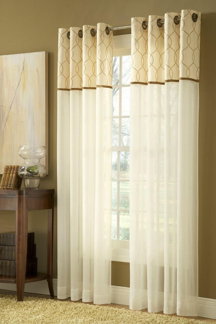 76 Best Sheer Curtains Images On Pinterest For Sheer Grommet Curtain Panels (View 22 of 25)