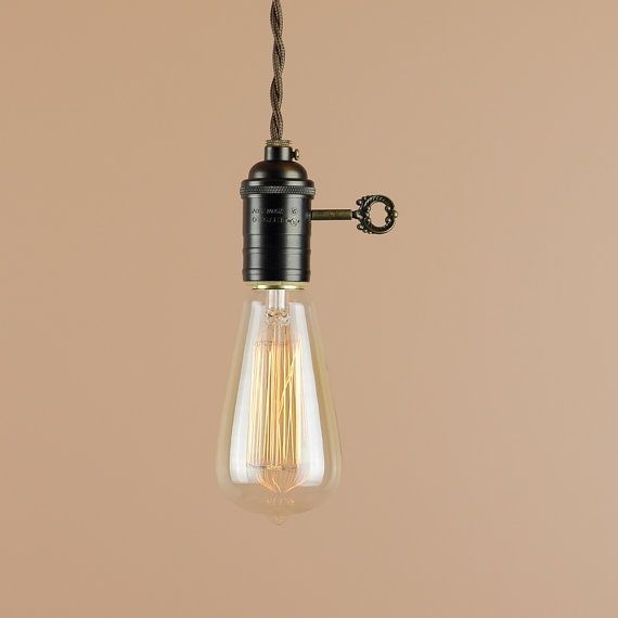 Amazing Latest Pendant Light Edison Bulb Pertaining To Plug In Pendant Light With Edison Light Bulb 10 Foot Cord (View 7 of 25)