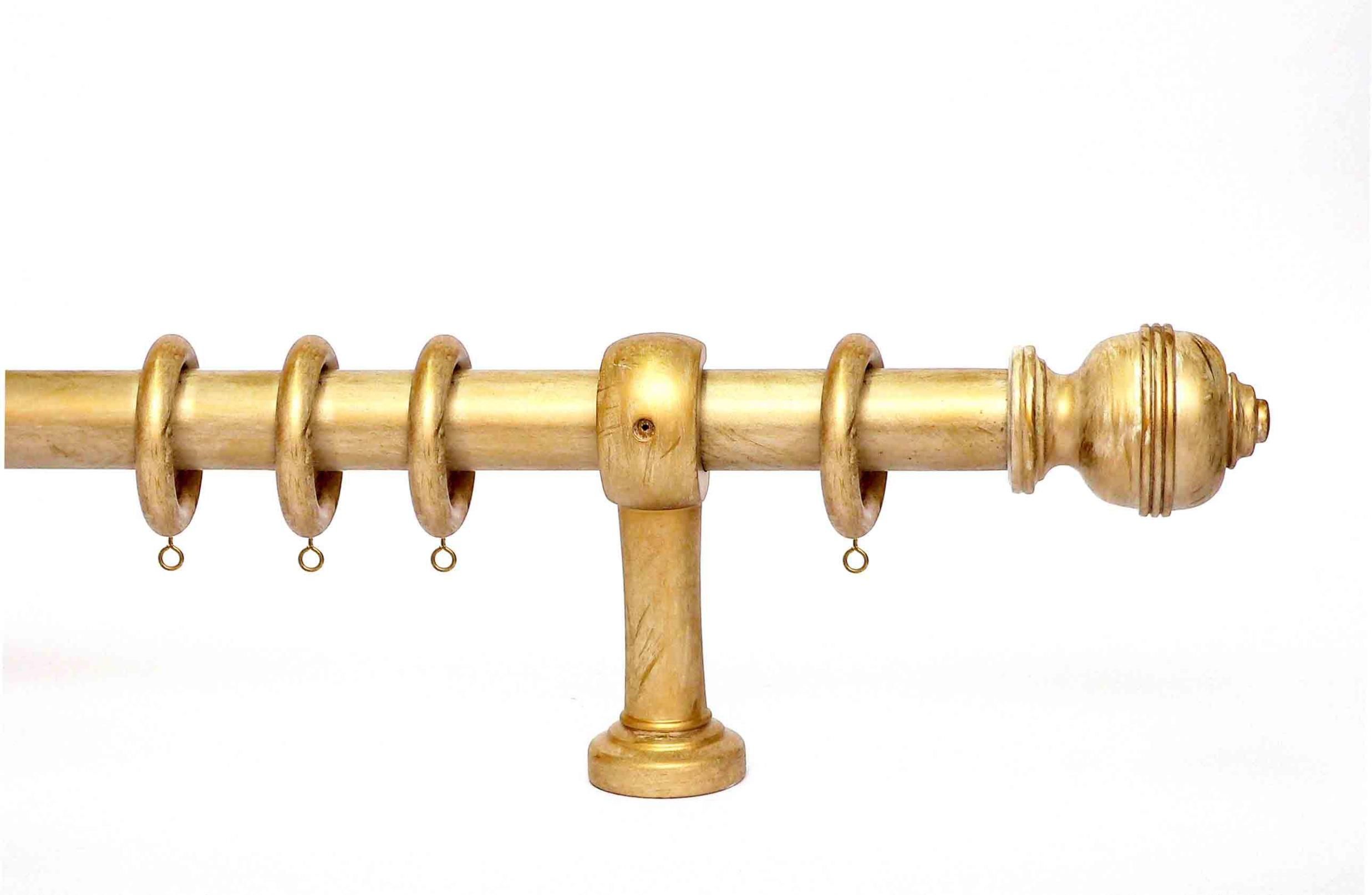 Antique Gold Curtain Rods Doherty House Elegant Gold Curtain Rod Pertaining To Antique Curtain Rods (View 11 of 25)