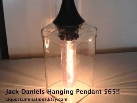 Awesome Latest Liquor Bottle Pendant Lights In Liquor Bottle Pendant Lights Light Fixtures Youtube (Photo 3 of 25)