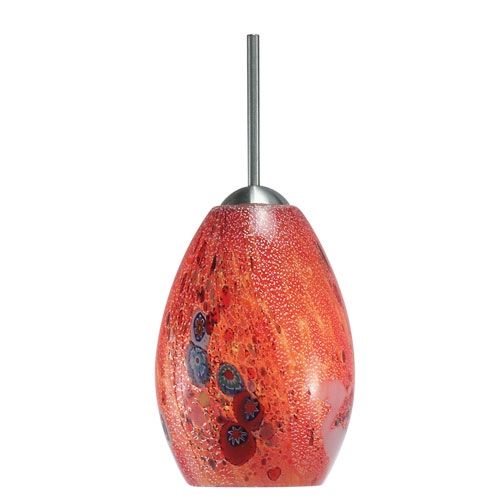 Awesome Variety Of Murano Glass Pendant Lighting Pertaining To Red Murano Glass Pendant Lighting Bellacor (View 2 of 25)