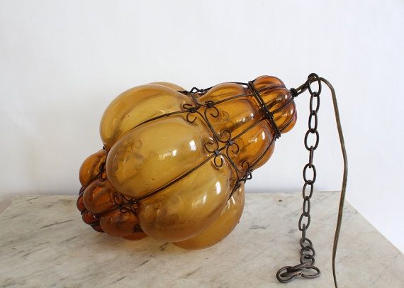 Awesome Widely Used Murano Glass Mini Pendant Lights With Regard To Vintage Hand Blown Seguso Murano Glass Cage Pendant Light Glass (View 20 of 25)