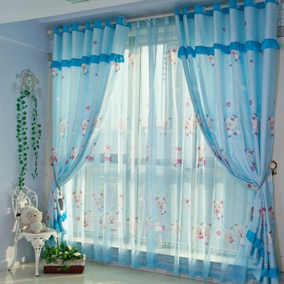 Ba Nursery Best Blackout Curtains For Window Decorations Inside Blue Curtains For Boys Room (Photo 23 of 25)