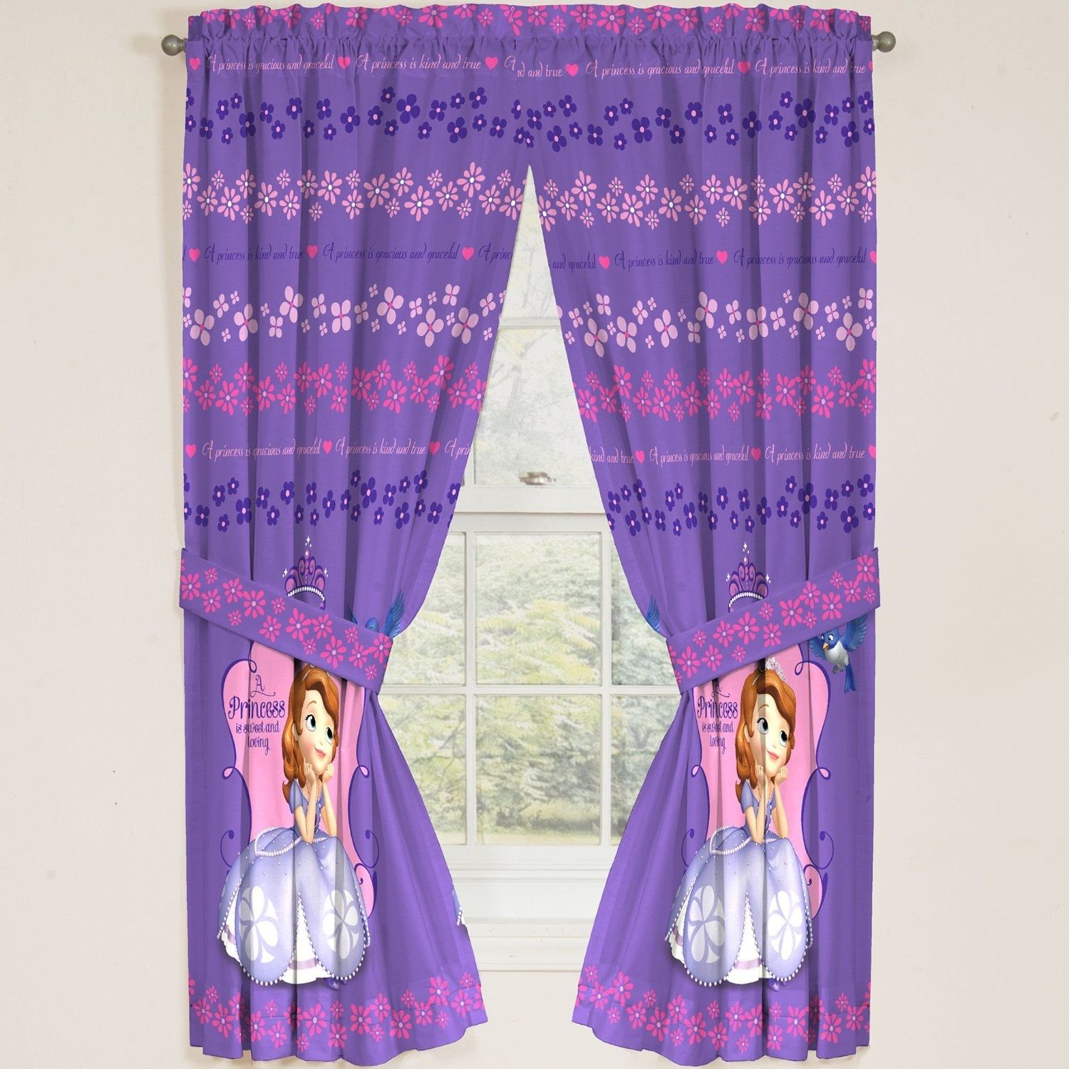 Ba Nursery Best Blackout Curtains For Window Decorations Intended For Purple Curtains For Kids Room (Photo 2 of 25)