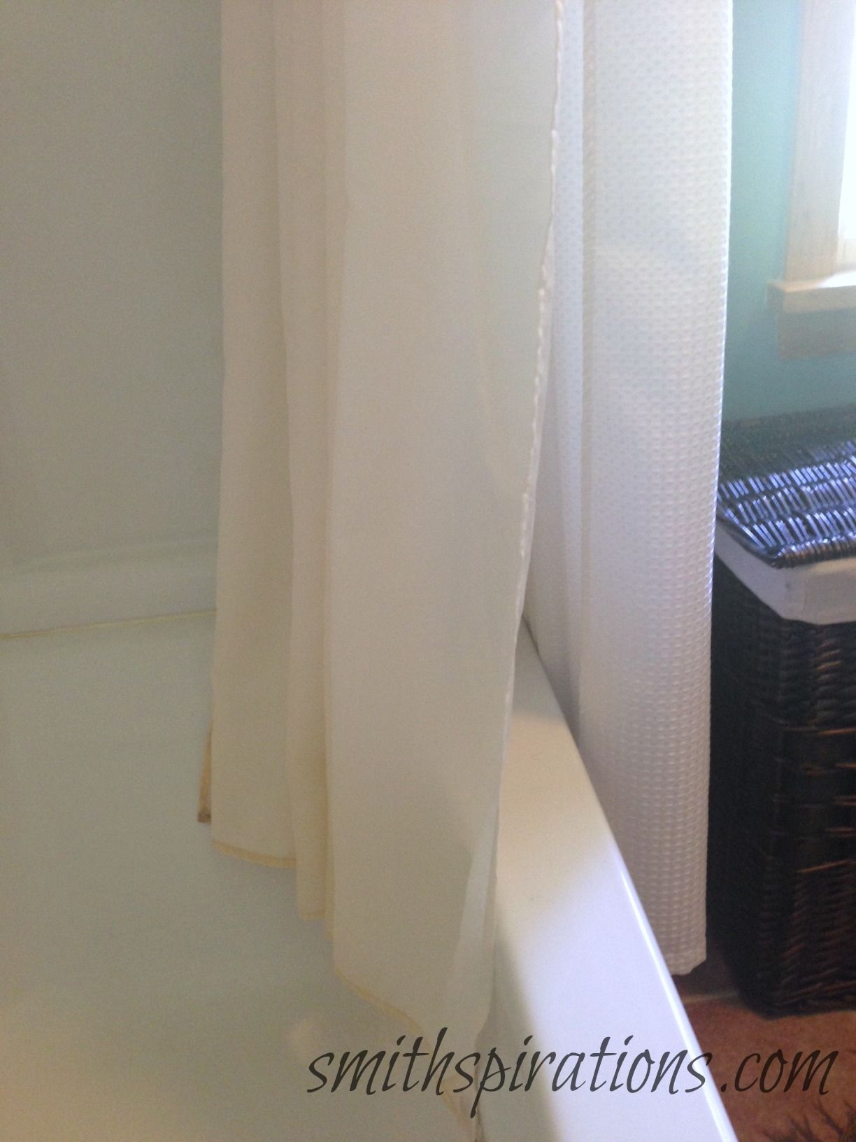 Bathroom Shower Curtain Liner 78 Long Shower Curtain Liner With Hookless Fabric Shower Curtain Liner (Photo 16 of 25)