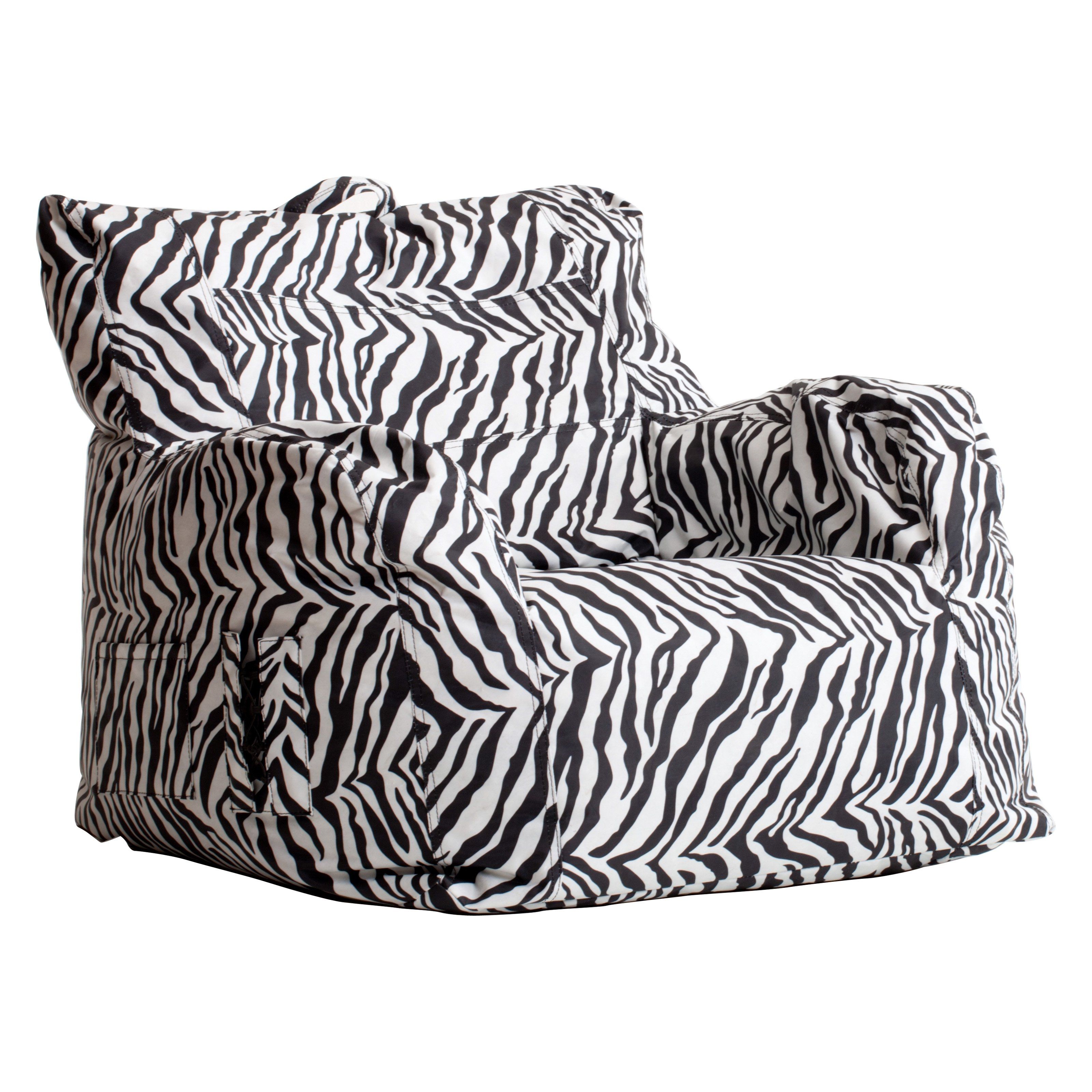 Bean Bag Chairs For Kids Inside Kids Sofa Chair And Ottoman Set Zebra (View 6 of 15)