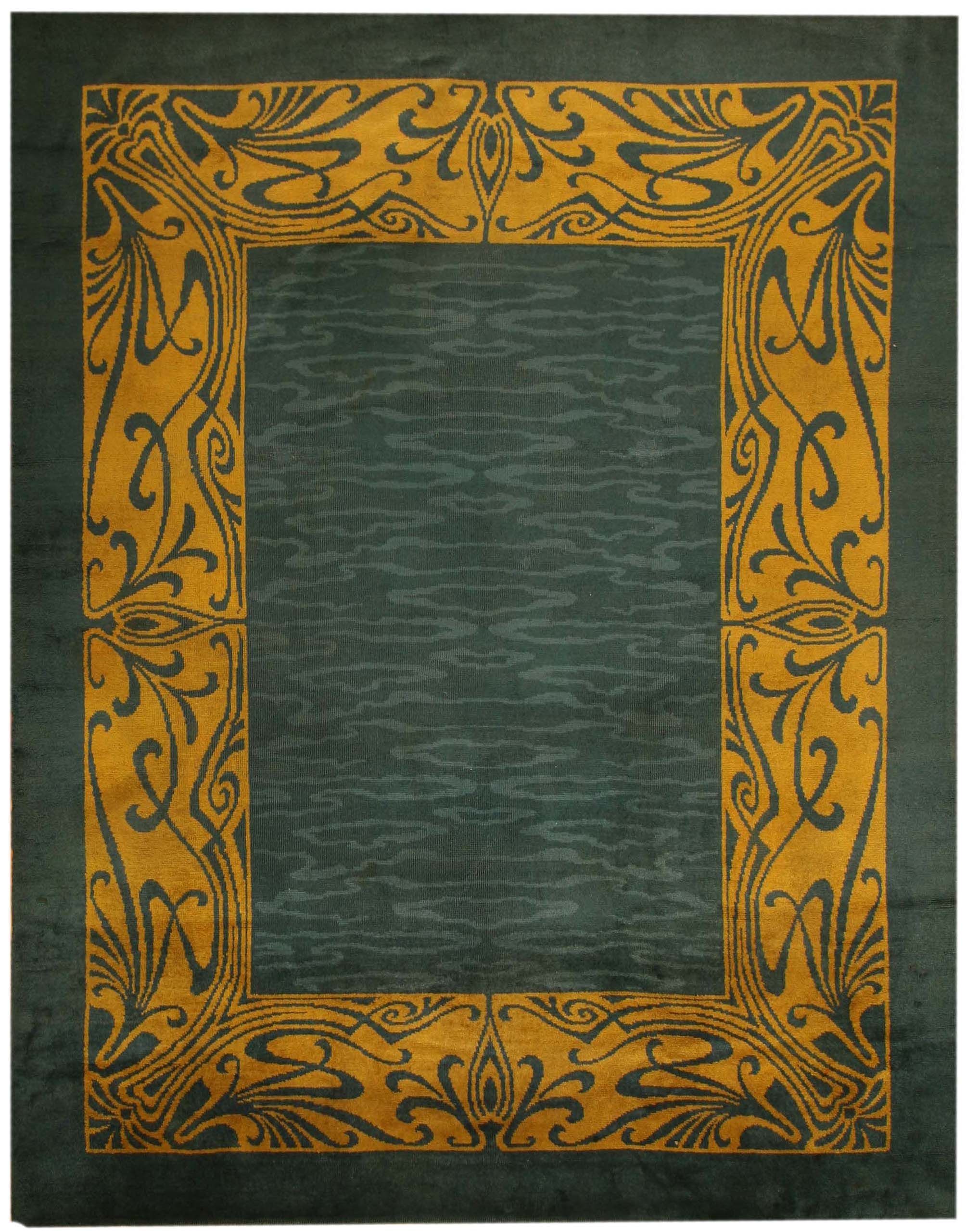 Beautiful Vintage Large Size French Art Deco Rug 899 Nazmiyal Pertaining To Art Deco Rugs (View 14 of 15)