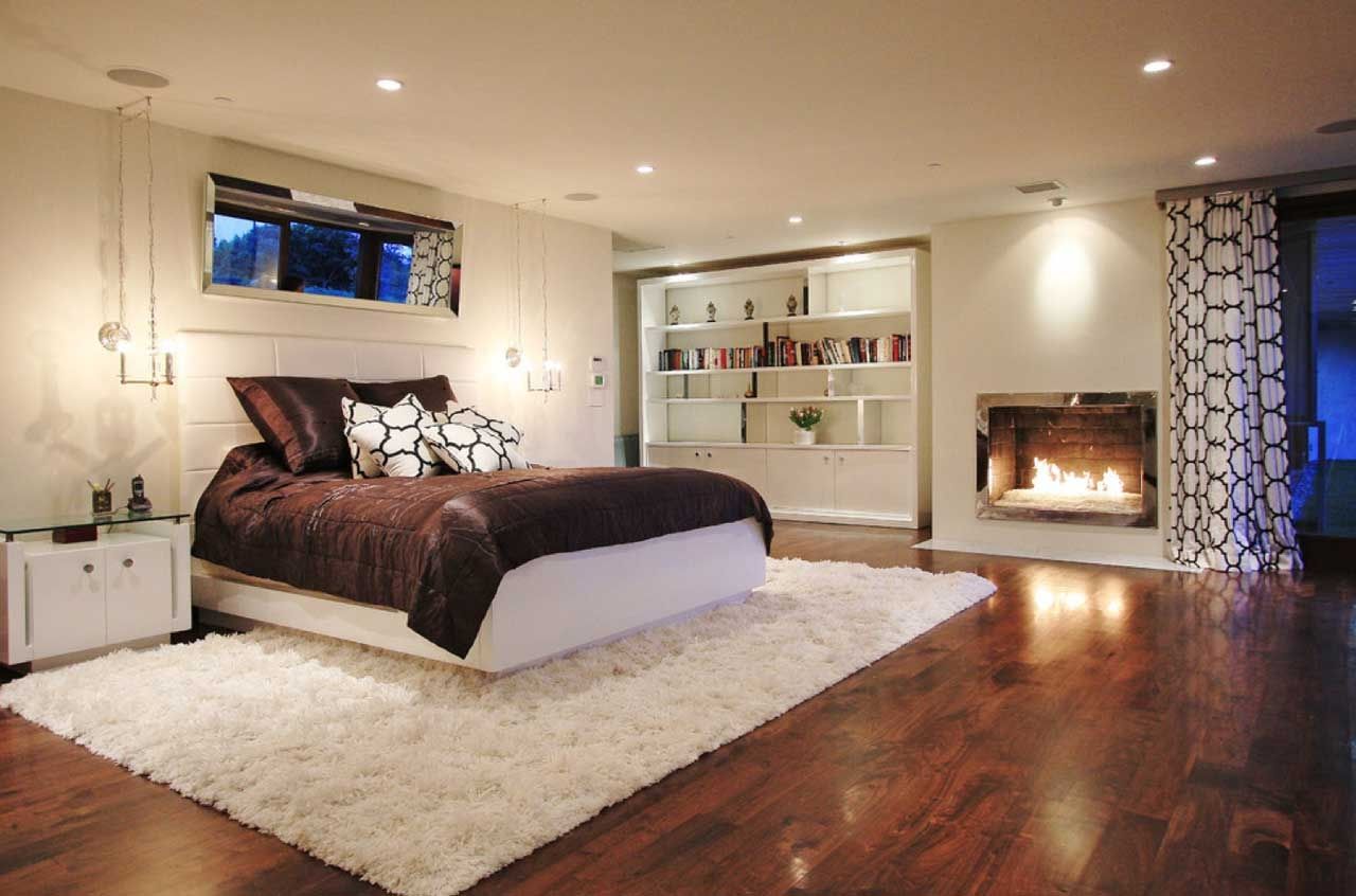 Bedroom Engaging Modern Bedroom Decoration Using White Velvet Pertaining To Modern Bedroom Rugs (View 15 of 15)