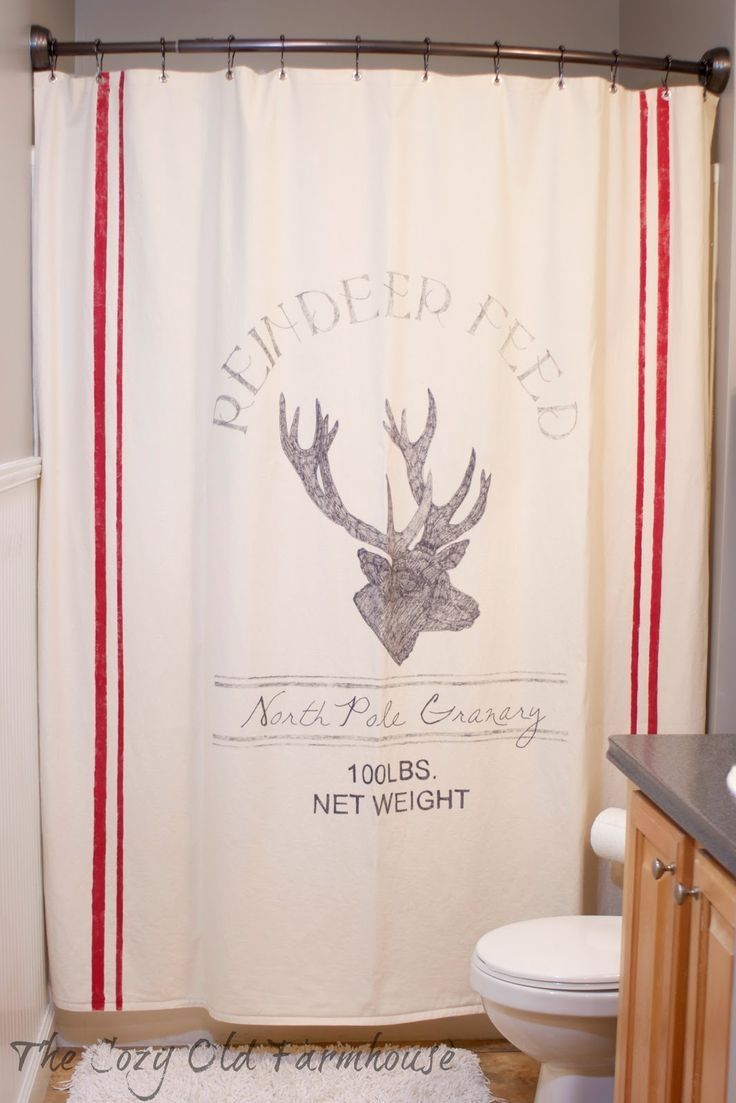 Best 25 Farmhouse Shower Curtain Rods Ideas On Pinterest Shower Within Odd Shower Curtains (Photo 21 of 25)