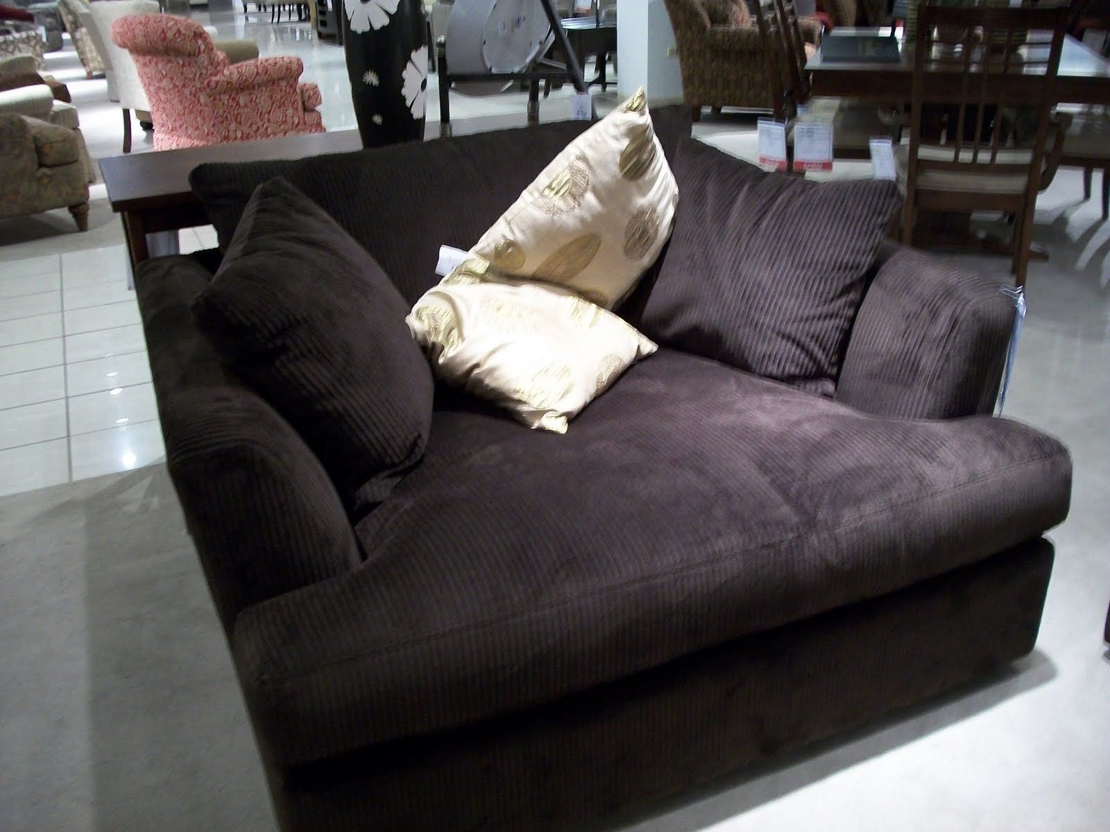Big Comfy Oversized Armchair Where You Can Snuggle Up With A Good Inside Big Round Sofa Chairs (View 1 of 15)