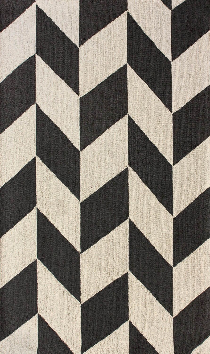 Black And Cream Chevron Rug Roselawnlutheran In Cream And Black Carpets (View 14 of 15)