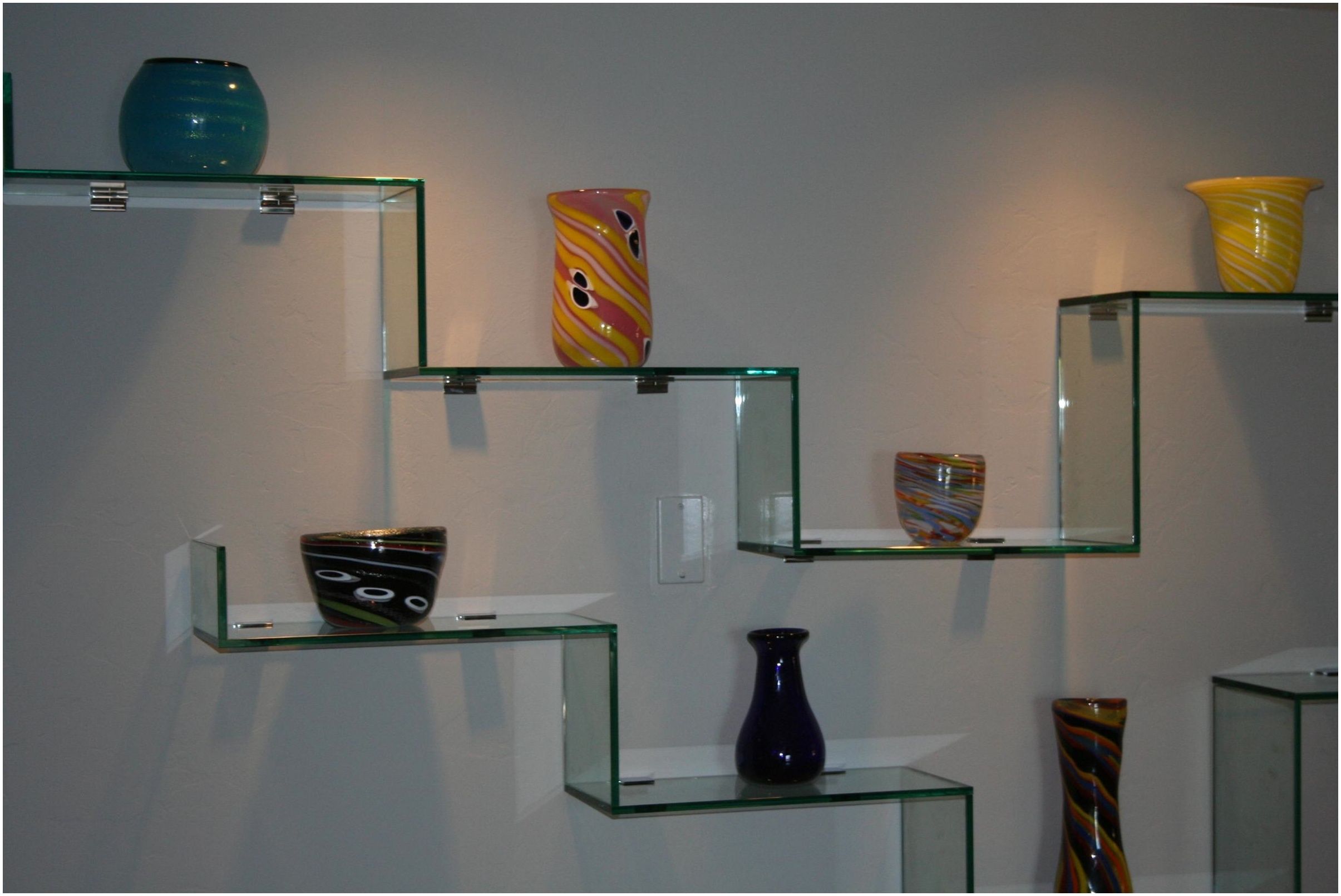 Black Glass Wall Shelf Most Seen Ideas In The Black Glass Shelves With Wall Mounted Black Glass Shelves (View 10 of 15)