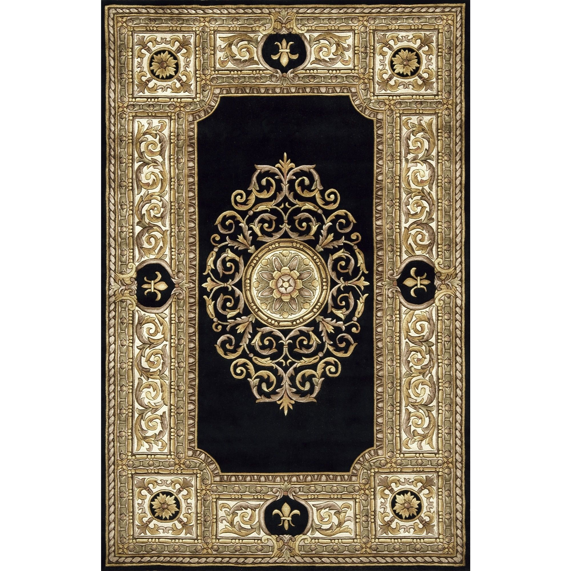 Black Oriental Rug Roselawnlutheran With Black And Gold Oriental Rugs (View 2 of 15)