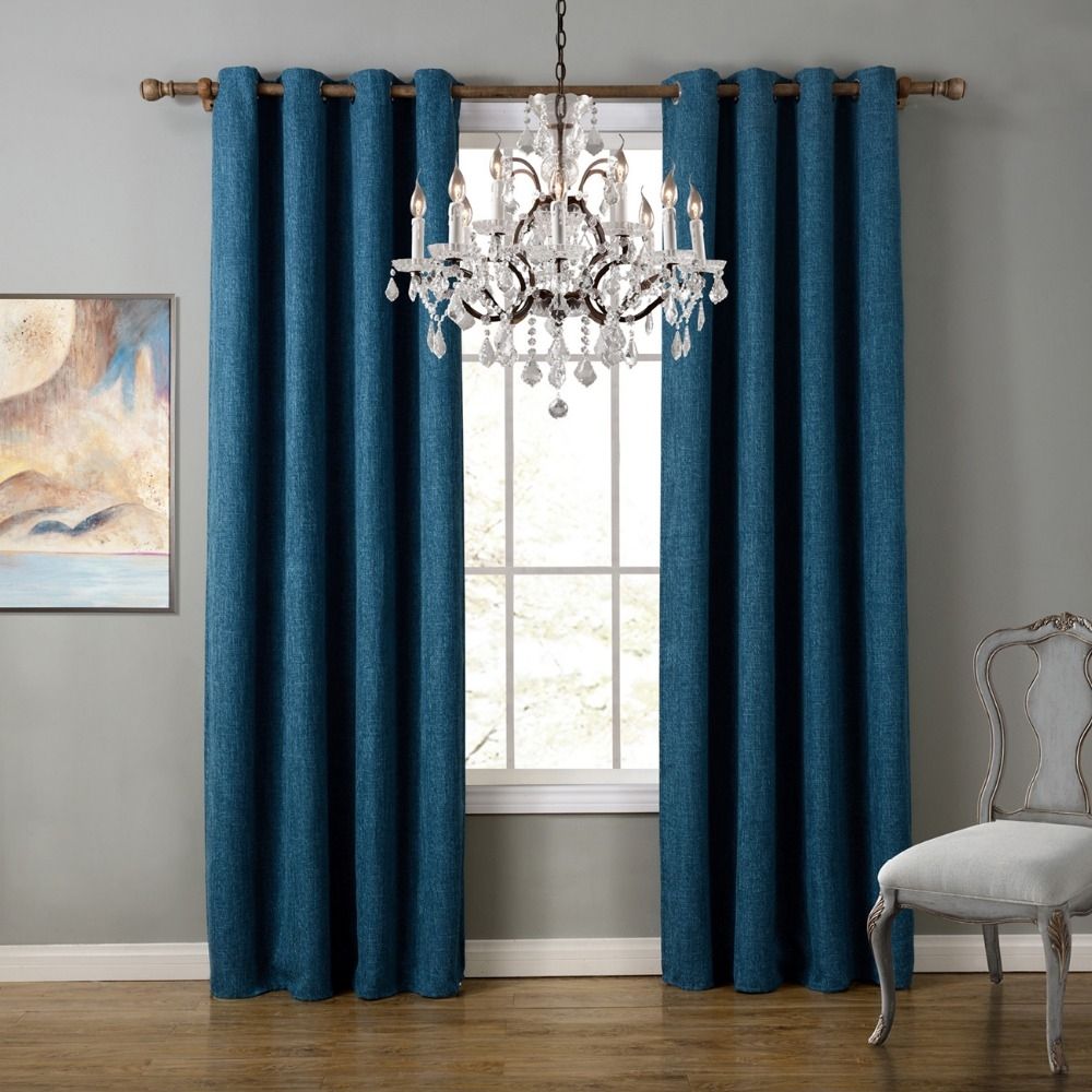 Blue Curtains For Bedroom Pierpointsprings With Regard To Blue Curtains For Bedroom (View 4 of 25)