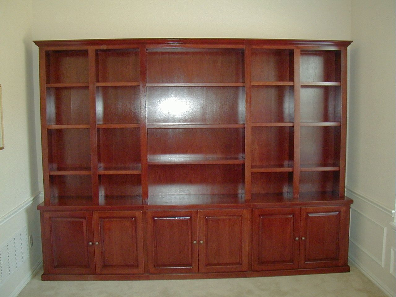 Bookcases Fiorenza Custom Woodworking Throughout Bookcase With Bottom Cabinets 