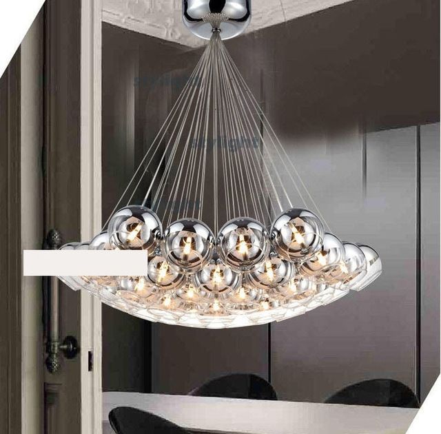Brilliant Unique Cluster Glass Pendant Light Fixtures Inside Aliexpress Buy Hanging Chandelier Cluster Lights Modern (View 15 of 25)